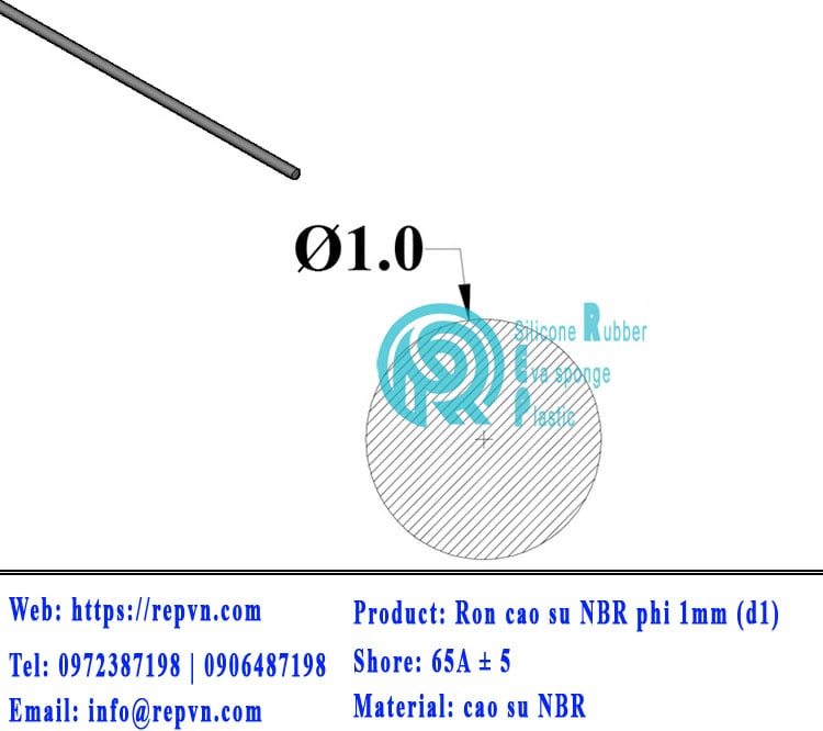 day cao su NBR 13 min