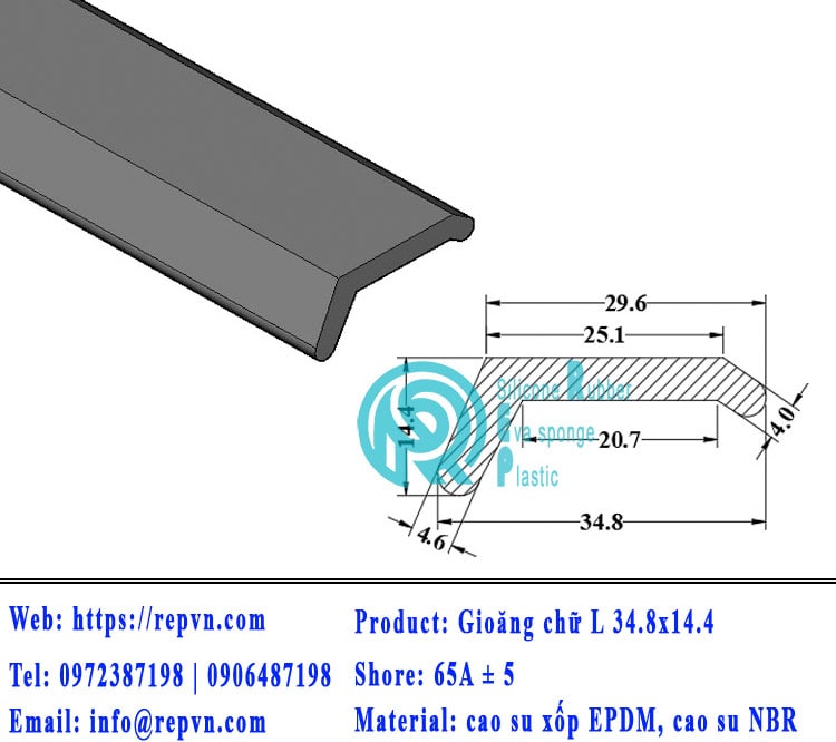 ron xop EPDM tron phi 6.0mm min