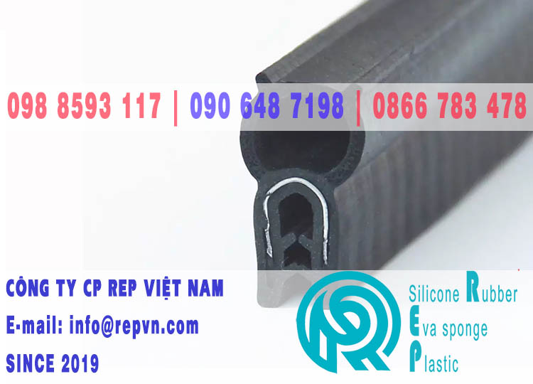 Vòng đệm nối nhiệt cao su chữ U 1.0mm min